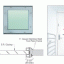 CRL Brushed Stainless Dual Flange Bullet Resistant Door Window