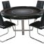Manetho Round Poker Table