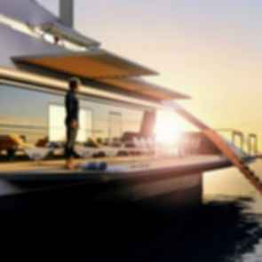 Schwinge Tetrahedron Superyacht - concept design