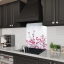 Stove Glass Backsplash - Floral Images