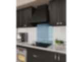 Stove Glass Backsplash - Solid Colors