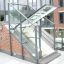 Vinyl Curb Mounted Glass Roof Door