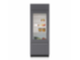 30" Classic Over-and-Under Refrigerator/Freezer with Glass Door - Panel Ready BI-30UG/O