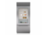 36" Classic Over-and-Under Refrigerator/Freezer with Glass Door BI-36UG/S