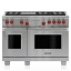 48" Dual Fuel Range - 6 Burners and Infrared Griddle DF486G