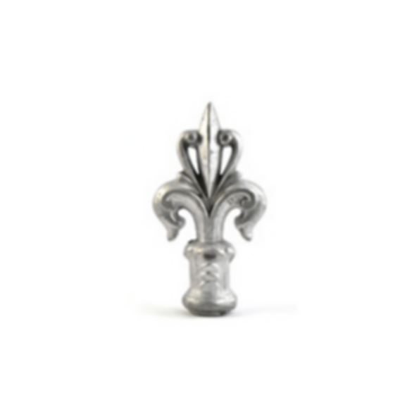 7" Fleur-De-Lys with Curve