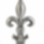 8 1/2" Fleur-De-Lys