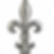 8 1/2" Fleur-De-Lys
