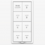 8-Button On-Off Wall Keypad