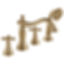 CASSIDY Roman Tub With Hand Shower Trim - T4797-LHP