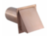 DWVCU Copper Wall Vent with Damper