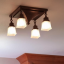 Golden Gate™ Four Light Chain Link Ceiling Fixture with 2-1/4" Shade Holders