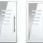 Modern Entry Door #12570
