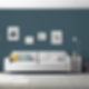 Modern Living Room with Accent Wall